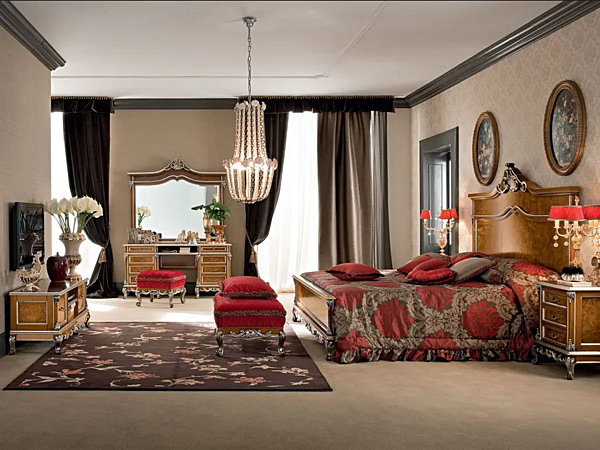 Polsterbank aus Stoff Modenese Luxury Interiors 12514 Fabrik MODENESE GASTONE aus Italien. Foto №3