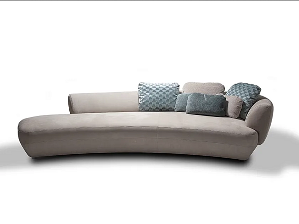 Kurviges Sofa mit gepolsterter Rückenlehne VIBIEFFE Dormeuse 360 Fabrik VIBIEFFE aus Italien. Foto №1