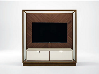 Holz TV Schrank mit Schubladen GIORGETTI TOWN Fabrik GIORGETTI aus Italien