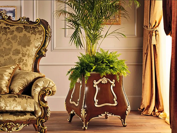 Vase aus massivem Holz Modenese Luxury Interiors 11638 Fabrik MODENESE GASTONE aus Italien. Foto №1