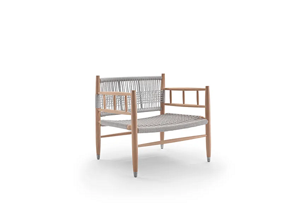 Gartenarmchair aus Iroko mit Armlehnen FLEXFORM LEE OUTDOOR Fabrik FLEXFORM aus Italien. Foto №2