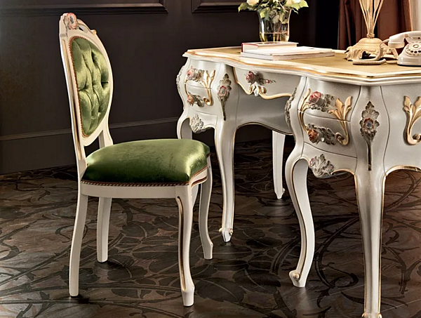 Stoffstuhl mit Armlehnen Modenese Luxury Interiors 11517 Fabrik MODENESE GASTONE aus Italien. Foto №1