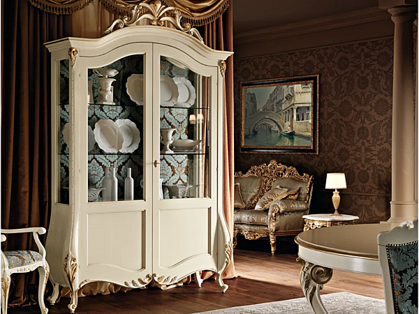 Vitrine aus Massivholz Modenese Luxury Interiors 11107 Fabrik MODENESE GASTONE aus Italien. Foto №1