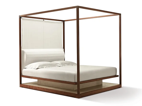 Doppelbett mit gepolsterter Rückenlehne GIORGETTI IRA 54270 Fabrik GIORGETTI aus Italien. Foto №1