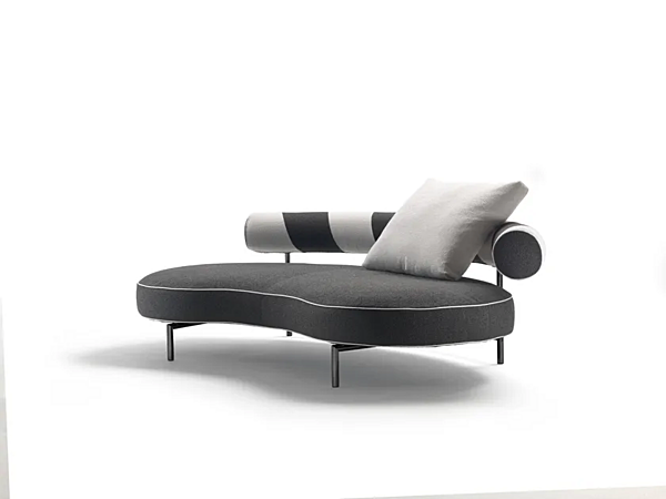Kurvenförmiges Stoffsofa Supermax FLEXFORM Fabrik FLEXFORM aus Italien. Foto №6