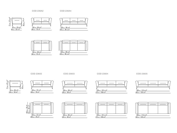 Ecksofa aus Leder mit weicher Rückenlehne FLEXFORM ADDA Fabrik FLEXFORM aus Italien. Foto №4