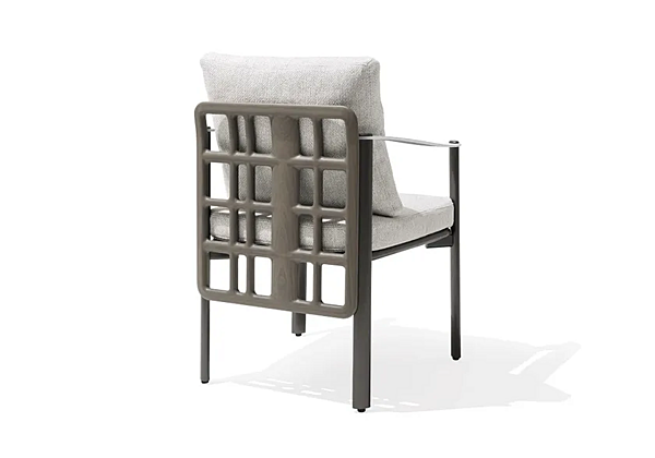 Gartenstuhl mit Armlehnen aus Stoff GIORGETTI Aldia 91070, 91071 Fabrik GIORGETTI aus Italien. Foto №4