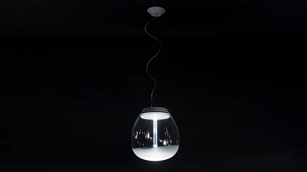 LED Pendelleuchte aus geblasenem Glas Empatia Artemide Fabrik Artemide aus Italien. Foto №7