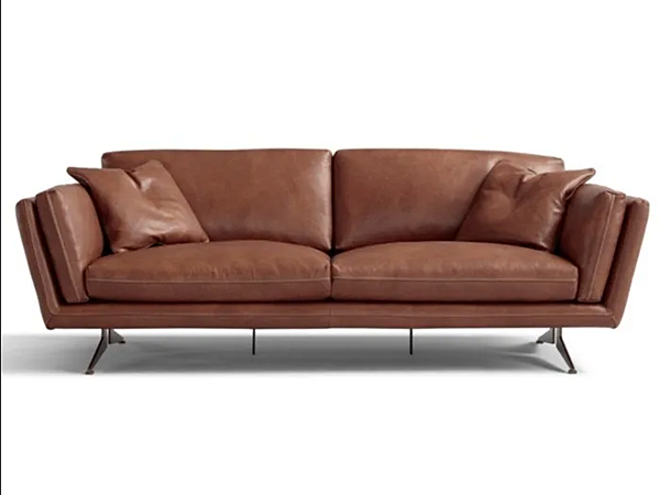 Leder Sofa mit Schlittenbasis Elite Marinelli Home M1279 Fabrik Marinelli Home aus Italien. Foto №1