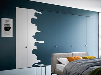 Einbauschrank aus Holz NOVAMOBILI Alfa Intono Fabrik NOVAMOBILI aus Italien