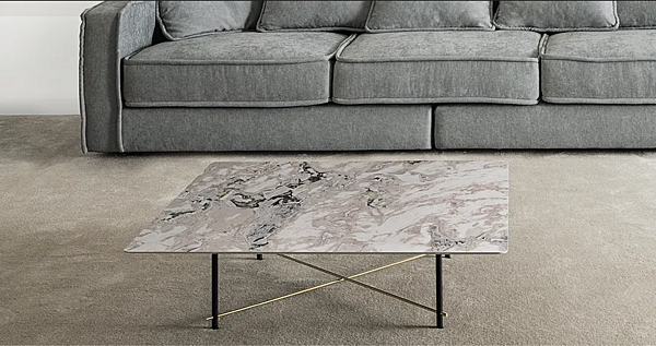 Quadratischer Couchtisch aus Marmor CASAMILANO SHANGHAI Fabrik CASAMILANO aus Italien. Foto №2