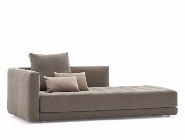 Tagesbett aus Stoff mit weicher Rückenlehne Flou Doze Flat Fabrik Flou aus Italien. Foto №1