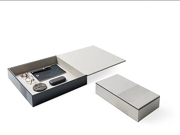 Leder Aufbewahrungsbox GIORGETTI GA467G, GA466G Fabrik GIORGETTI aus Italien. Foto №1