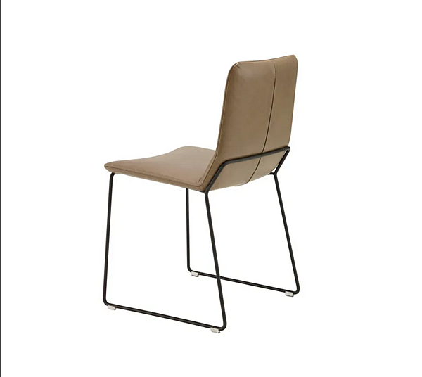 Sledstuhl aus Leder mit abnehmbarem Bezug Bendchair LIGNE ROSET 10260900 Fabrik LIGNE ROSET aus Italien. Foto №4