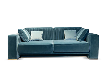 Zweisitzer Stoffsofa mit gepolsterter Rückenlehne CORTEZARI HERBIN 742-P
