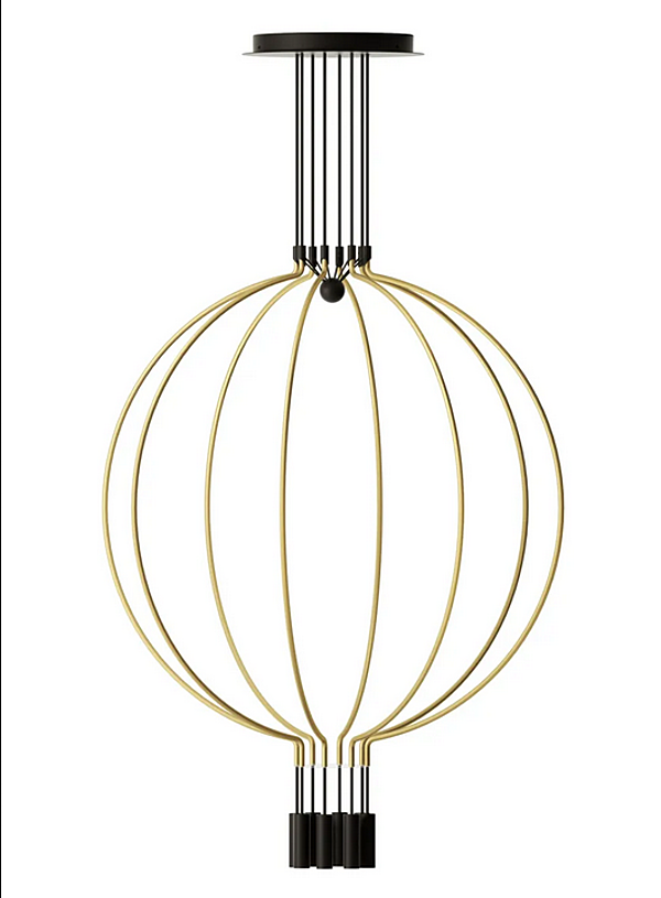 LED Pendelleuchte aus Metall AXOLIGHT Liaison Spliaix8 Fabrik Axolight aus Italien. Foto №4