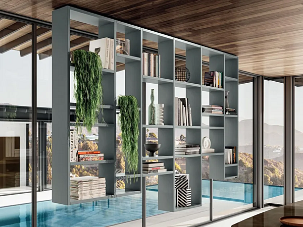 Schwebendes offenes Holzregal 30mm LAGO Weightless 1246 1246 Fabrik LAGO aus Italien. Foto №1