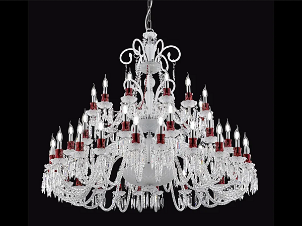 Kristalllüster Imperial Charm Farbe L48 Euroluce Lampadari Fabrik EUROLUCE LAMPADARi aus Italien. Foto №1