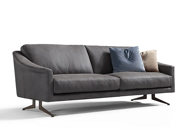 Lederzweisitzer Sofa mit abnehmbarem Bezug Canaletto Marinelli Home M1225 Fabrik Marinelli Home aus Italien. Foto №1