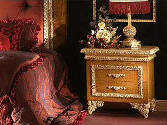 Rechteckige Nachttisch mit Schubladen A.R. Arredamenti Royal 786