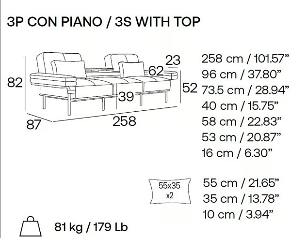 Dreisitzer Sofa aus Stoff Leo Adrenalina IMB1070341, IMB1072138 Fabrik ADRENALINA aus Italien. Foto №7