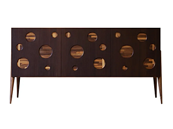 Walnuss Sideboard mit Türen DALE Lauta Cerchio A 156