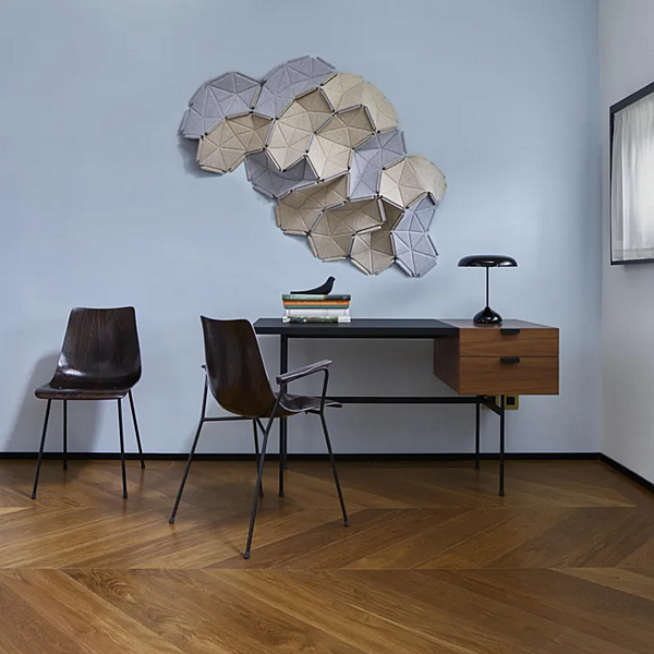 Akustische Wandpaneele aus Stoff Wolken LIGNE ROSET Fabrik LIGNE ROSET aus Italien. Foto №3