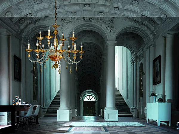 Kristalllüster Bloom L8 von Euroluce Lampadari Fabrik EUROLUCE LAMPADARi aus Italien. Foto №3