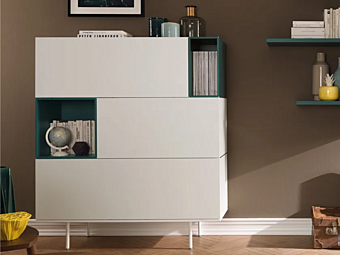 Hochschrank mit Schubladen aus Holz MORETTI COMPACT LV202 Hochschrank mit Schubladen aus Holz MORETTI COMPACT LV202 Fabrik MORETTI COMPACT aus Italien