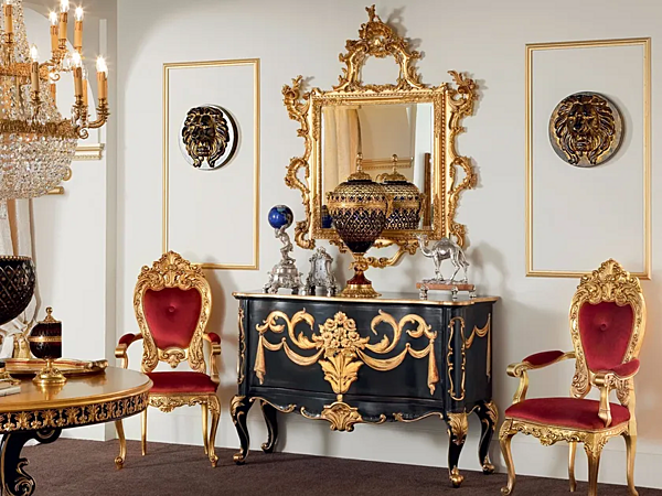 Sideboard mit Türen aus Holz Modenese Luxury Interiors 13605 Fabrik MODENESE GASTONE aus Italien. Foto №3