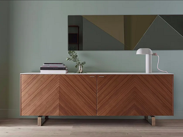 Holzfurnier Sideboard mit Türen LIGNE ROSET Coplan 2 Fabrik LIGNE ROSET aus Italien. Foto №1