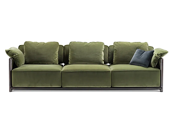 3-Sitzer Sofas aus Samt Dodo von GHIDINI1961