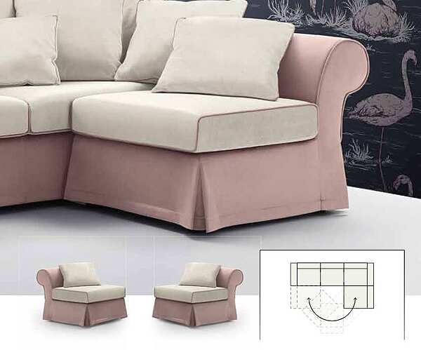 Couch Felis "EVERGREEN" AIDA 02 Fabrik Felis aus Italien. Foto №5