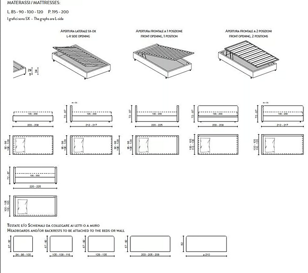 Schlafsofa mit Stoffbezug und weicher Rückenlehne Duomo Design Monos Fabrik Duomo Design aus Italien. Foto №8