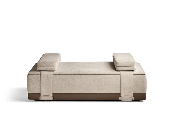 Rechteckiger Stoffpouf Grant Poltrona Frau Fabrik POLTRONA FRAU aus Italien. Foto №2