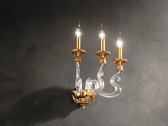 Wandleuchte Barocco A3 aus Metall Euroluce Lampadari