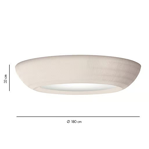 Deckenleuchte aus Stoff Bell AXOLIGHT Fabrik Axolight aus Italien. Foto №10