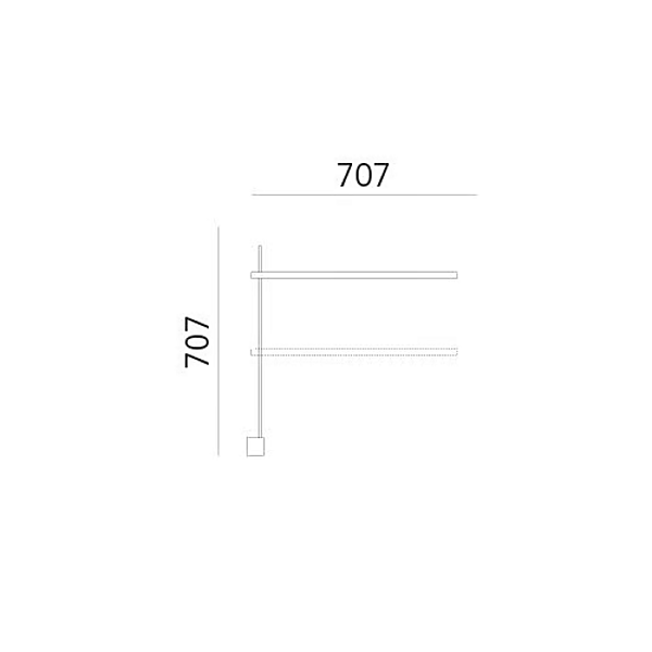 LED Wandleuchte verstellbar aus Aluminium Artemide Talak Professional 0677510A Fabrik Artemide aus Italien. Foto №5