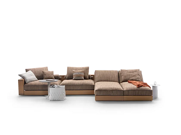 Ecksofa für den Garten aus Stoff FLEXFORM Hamptons Fabrik FLEXFORM aus Italien. Foto №5