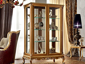 Vitrine aus massivem Holz Modenese Luxury Interiors 12127 Fabrik MODENESE GASTONE aus Italien