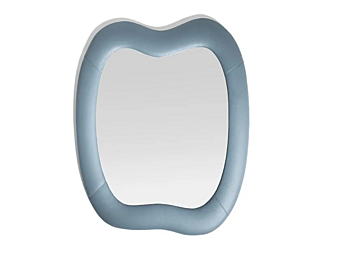 Wandspiegel mit Lederrahmen POLTRONA FRAU Squash