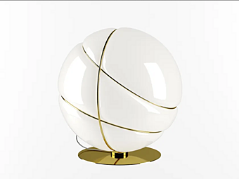 Tischlampe aus geblasenem Glas Armilla Fabbian Tischlampe aus geblasenem Glas Armilla Fabbian Fabrik Fabbian aus Italien