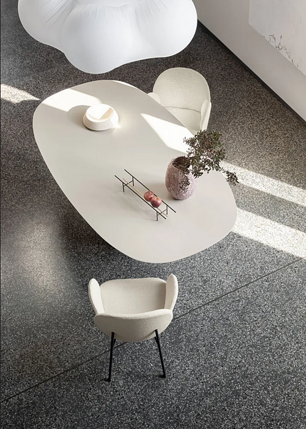 Ovaler Tisch mit Polyurethanbasis und lackierter MDF-Oberfläche Teatro Magico Saba Fabrik SABA aus Italien. Foto №8