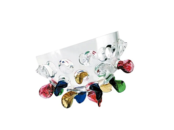 Blasenglas Tischschale Isotta Driade Fabrik Driade aus Italien