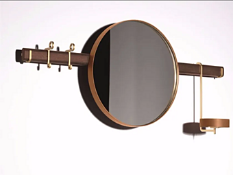 Runder Wandspiegel aus Glas POLTRONA FRAU REN