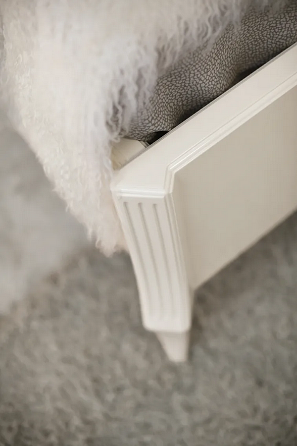 Doppelbett mit gepolsterter Rückenlehne aus Stoff MARZORATI Montecarlo Fabrik MARZORATI aus Italien. Foto №6