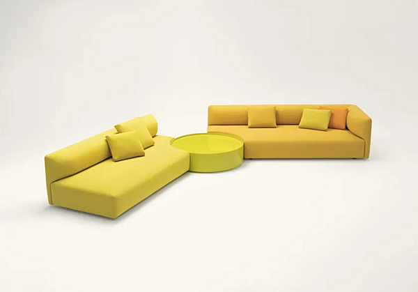 Modularer Stoffsofa mit abnehmbarem Bezug PAOLA LENTI WALD Fabrik PAOLA LENTI aus Italien. Foto №2