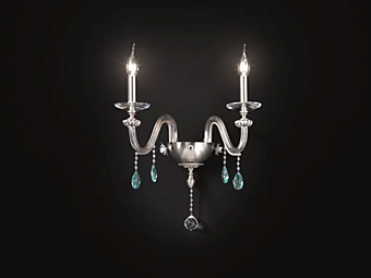 Wandleuchte mit Swarovski-Kristallen Flora A2 Euroluce Lampadari