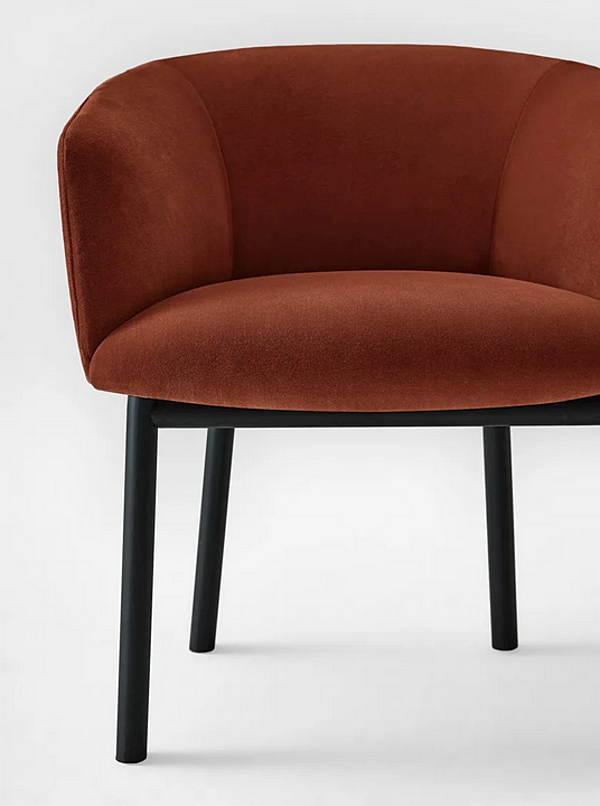 Polsterstuhl mit Armlehnen Livrette Gallotti Radice Fabrik Gallotti & Radice aus Italien. Foto №15