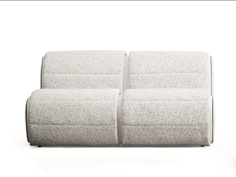 Zweisitzer Stoffsofa mit abnehmbarem Bezug Flora Flou